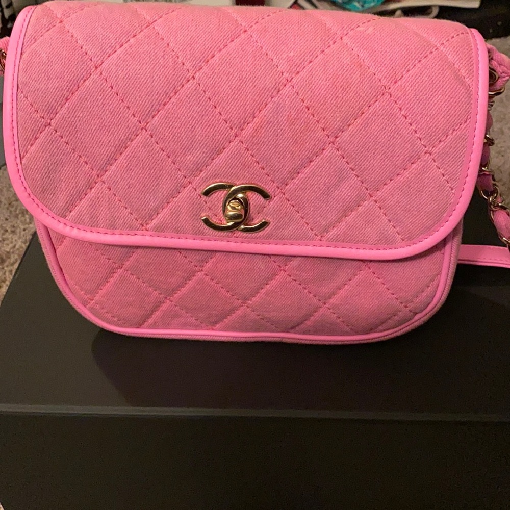 Pink Chanel bag